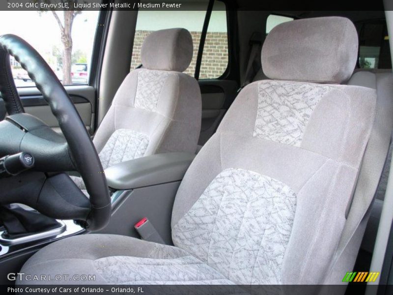 Liquid Silver Metallic / Medium Pewter 2004 GMC Envoy SLE
