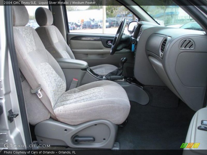 Liquid Silver Metallic / Medium Pewter 2004 GMC Envoy SLE