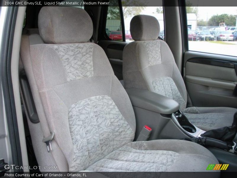 Liquid Silver Metallic / Medium Pewter 2004 GMC Envoy SLE