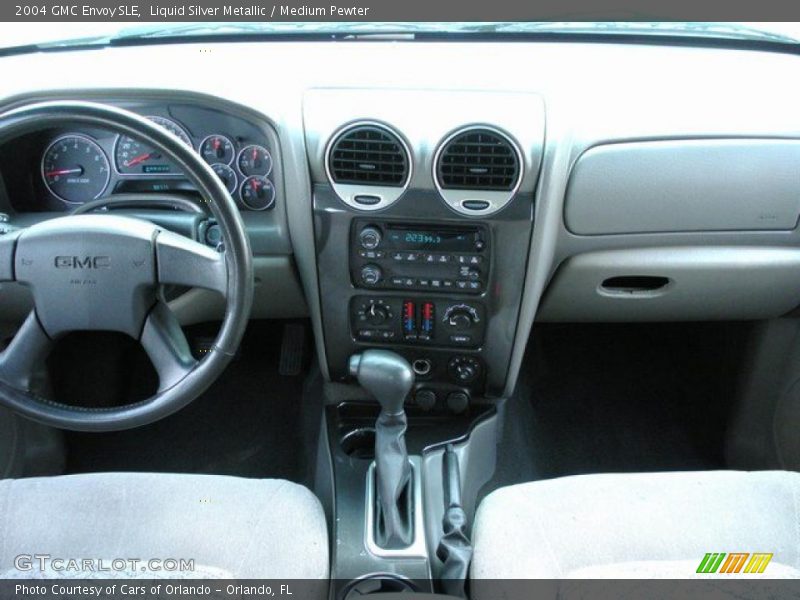 Liquid Silver Metallic / Medium Pewter 2004 GMC Envoy SLE