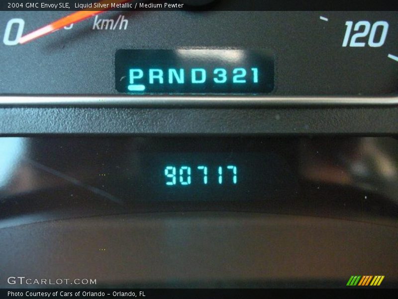 Liquid Silver Metallic / Medium Pewter 2004 GMC Envoy SLE