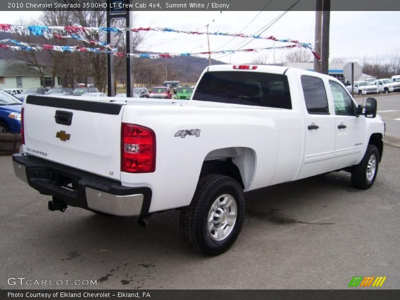 Summit White / Ebony 2010 Chevrolet Silverado 3500HD LT Crew Cab 4x4