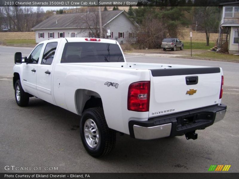 Summit White / Ebony 2010 Chevrolet Silverado 3500HD LT Crew Cab 4x4