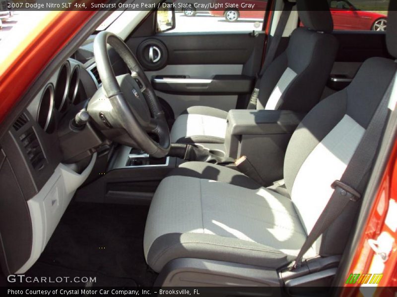 Sunburst Orange Pearl / Dark Slate Gray/Light Slate Gray 2007 Dodge Nitro SLT 4x4