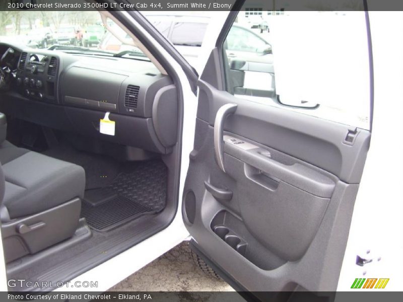 Summit White / Ebony 2010 Chevrolet Silverado 3500HD LT Crew Cab 4x4