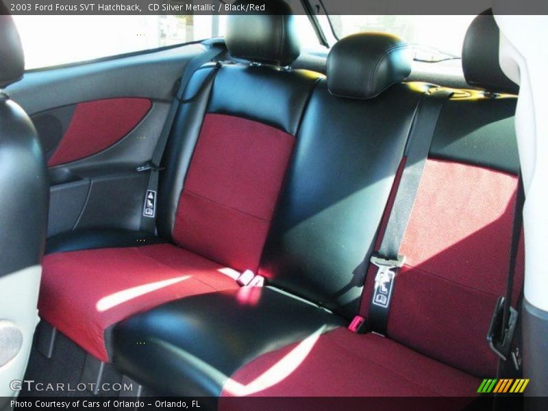 CD Silver Metallic / Black/Red 2003 Ford Focus SVT Hatchback