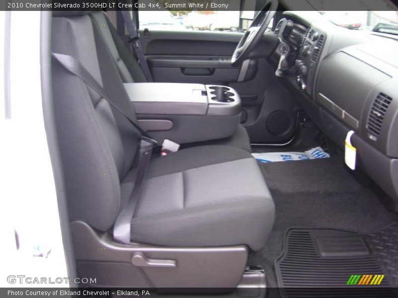 Summit White / Ebony 2010 Chevrolet Silverado 3500HD LT Crew Cab 4x4