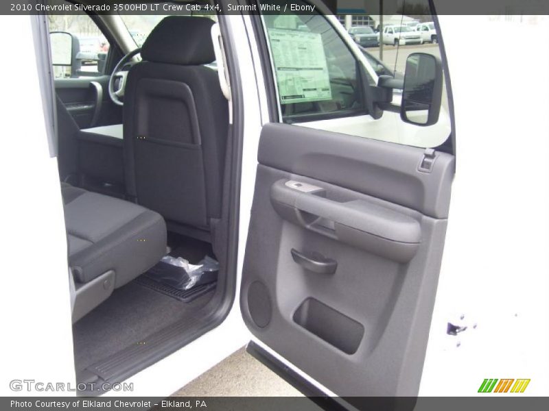 Summit White / Ebony 2010 Chevrolet Silverado 3500HD LT Crew Cab 4x4