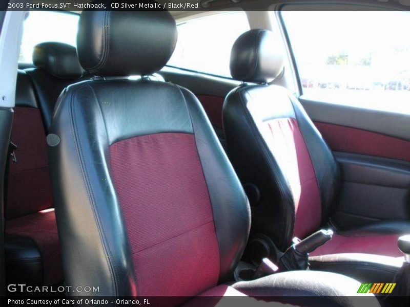 CD Silver Metallic / Black/Red 2003 Ford Focus SVT Hatchback