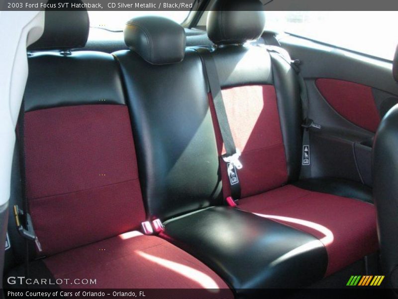 CD Silver Metallic / Black/Red 2003 Ford Focus SVT Hatchback