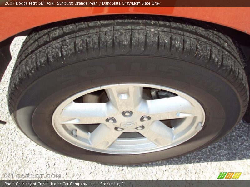 Sunburst Orange Pearl / Dark Slate Gray/Light Slate Gray 2007 Dodge Nitro SLT 4x4