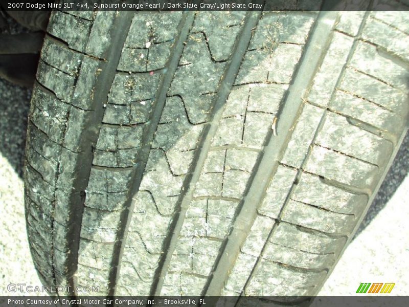 Sunburst Orange Pearl / Dark Slate Gray/Light Slate Gray 2007 Dodge Nitro SLT 4x4