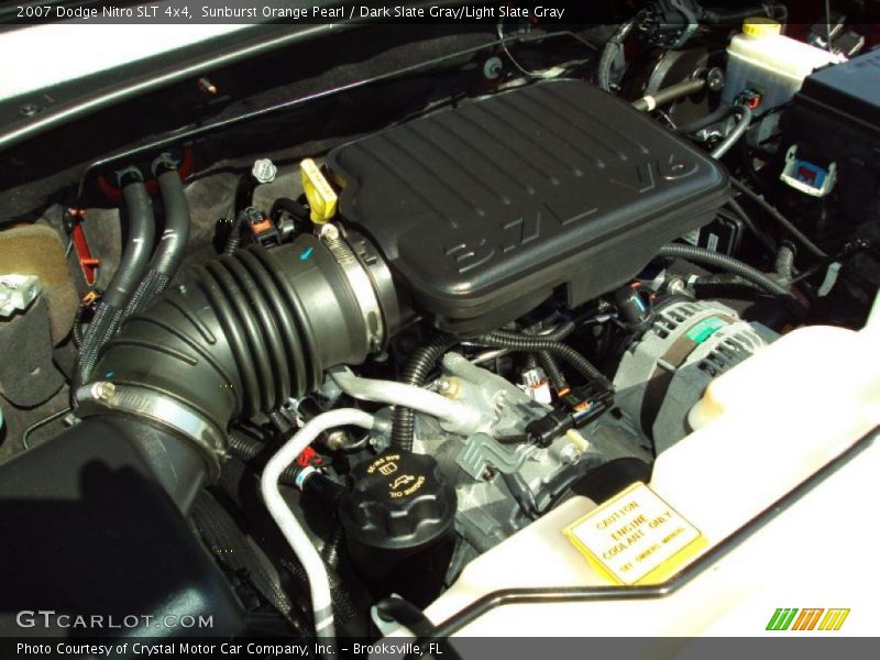 Sunburst Orange Pearl / Dark Slate Gray/Light Slate Gray 2007 Dodge Nitro SLT 4x4