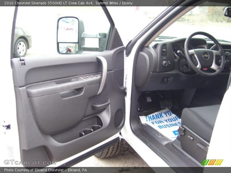 Summit White / Ebony 2010 Chevrolet Silverado 3500HD LT Crew Cab 4x4
