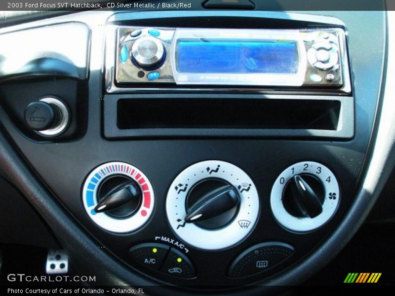 CD Silver Metallic / Black/Red 2003 Ford Focus SVT Hatchback