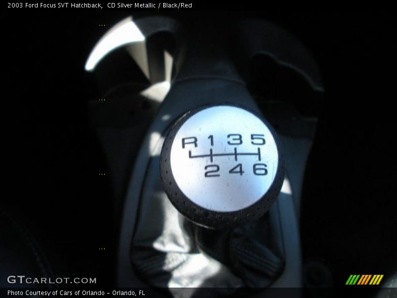 CD Silver Metallic / Black/Red 2003 Ford Focus SVT Hatchback