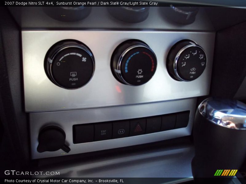 Sunburst Orange Pearl / Dark Slate Gray/Light Slate Gray 2007 Dodge Nitro SLT 4x4