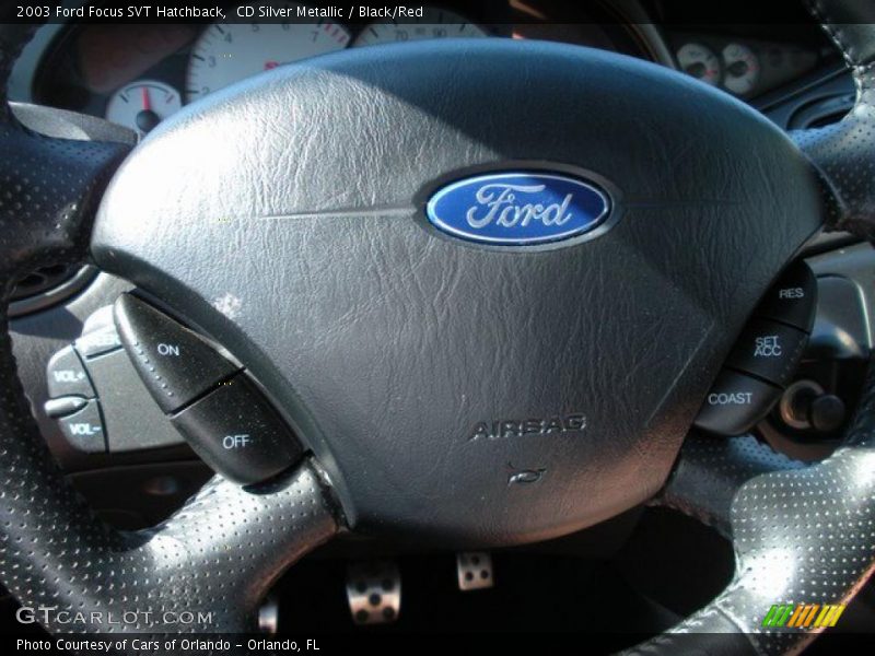 CD Silver Metallic / Black/Red 2003 Ford Focus SVT Hatchback