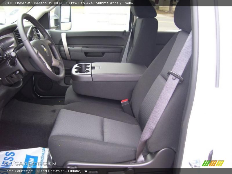 Summit White / Ebony 2010 Chevrolet Silverado 3500HD LT Crew Cab 4x4