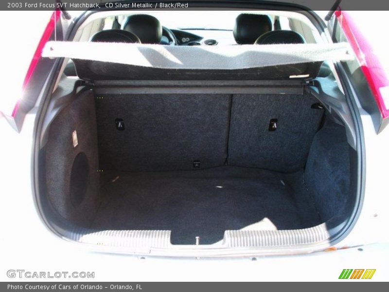 CD Silver Metallic / Black/Red 2003 Ford Focus SVT Hatchback