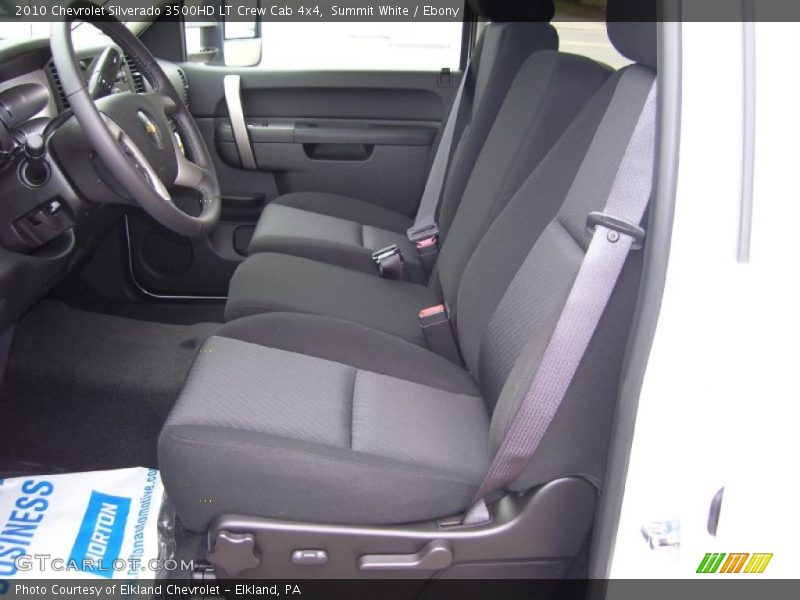 Summit White / Ebony 2010 Chevrolet Silverado 3500HD LT Crew Cab 4x4