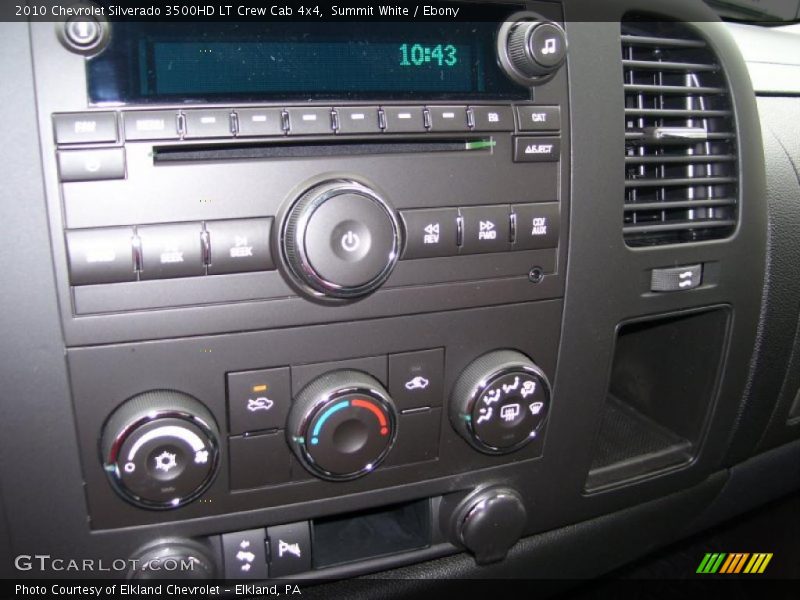 Summit White / Ebony 2010 Chevrolet Silverado 3500HD LT Crew Cab 4x4