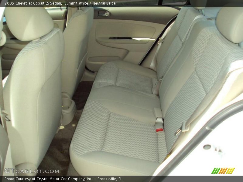 Summit White / Neutral Beige 2005 Chevrolet Cobalt LS Sedan