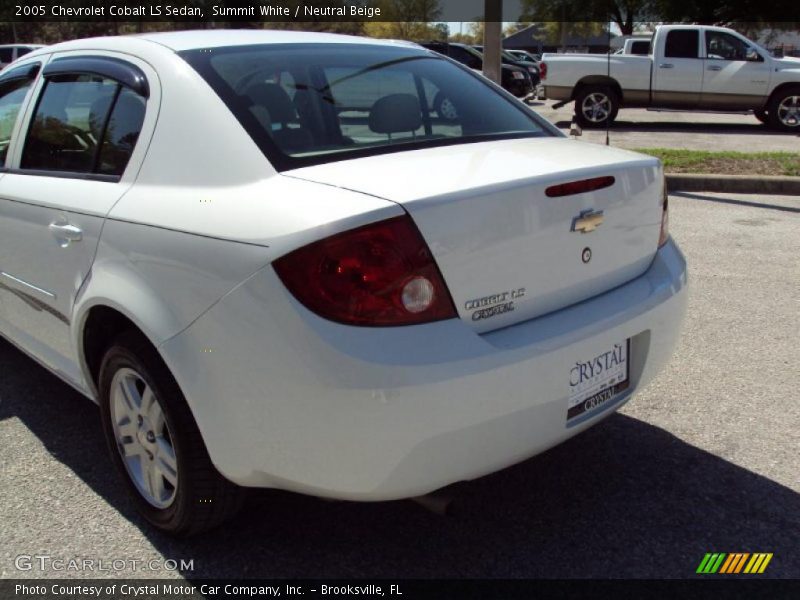 Summit White / Neutral Beige 2005 Chevrolet Cobalt LS Sedan