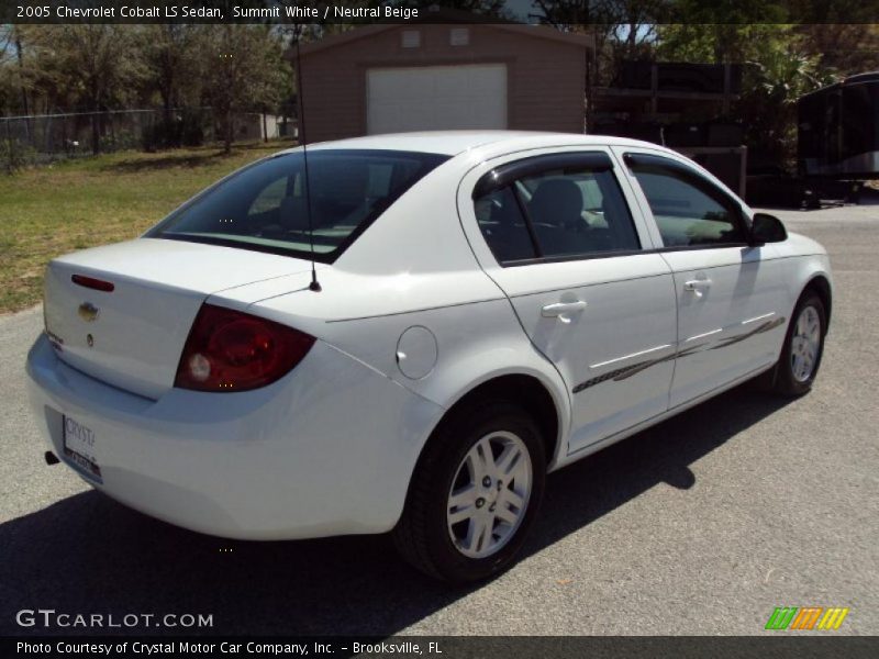 Summit White / Neutral Beige 2005 Chevrolet Cobalt LS Sedan