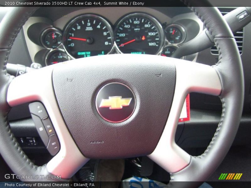 Summit White / Ebony 2010 Chevrolet Silverado 3500HD LT Crew Cab 4x4