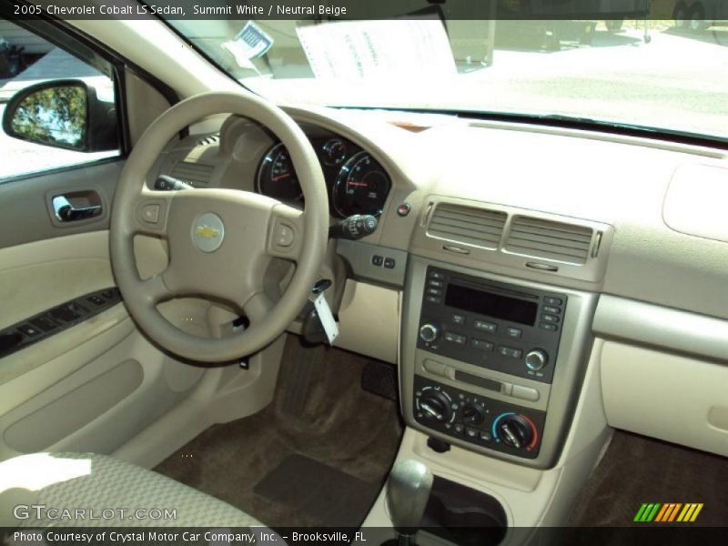 Summit White / Neutral Beige 2005 Chevrolet Cobalt LS Sedan