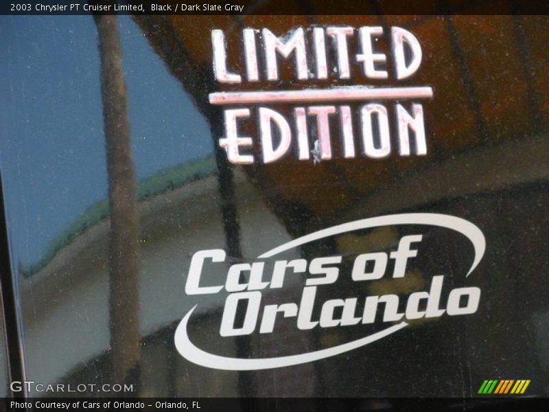 Black / Dark Slate Gray 2003 Chrysler PT Cruiser Limited