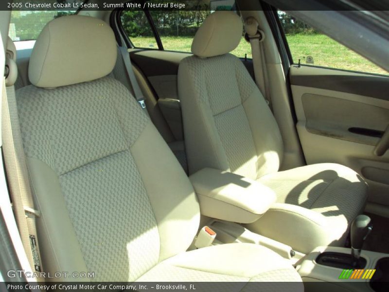 Summit White / Neutral Beige 2005 Chevrolet Cobalt LS Sedan