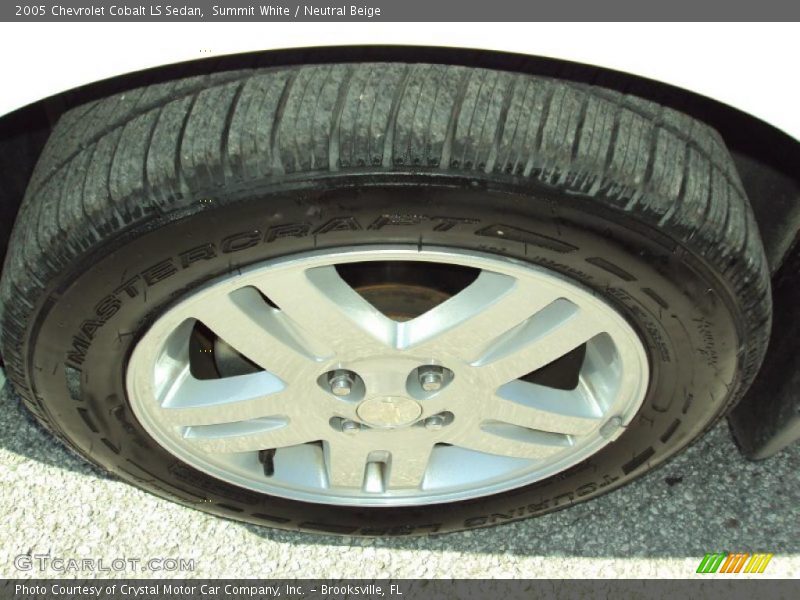 Summit White / Neutral Beige 2005 Chevrolet Cobalt LS Sedan