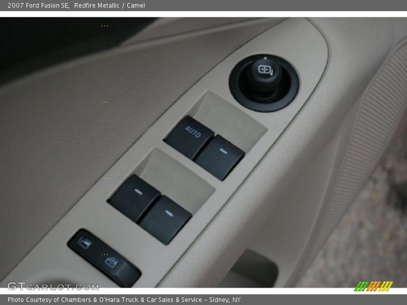 Redfire Metallic / Camel 2007 Ford Fusion SE