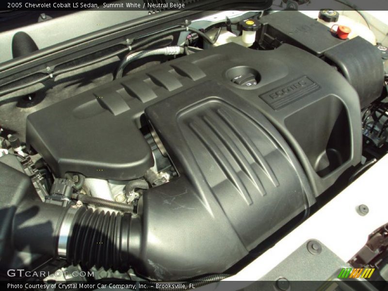 Summit White / Neutral Beige 2005 Chevrolet Cobalt LS Sedan