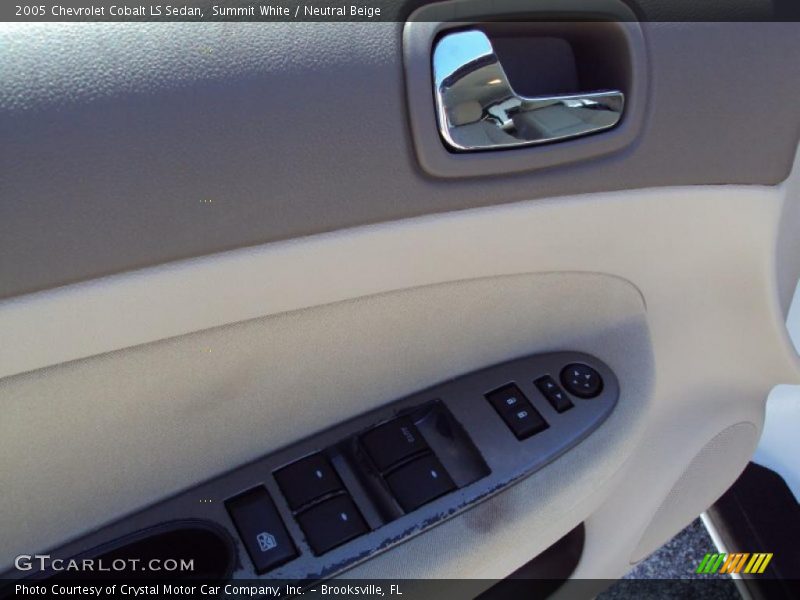 Summit White / Neutral Beige 2005 Chevrolet Cobalt LS Sedan