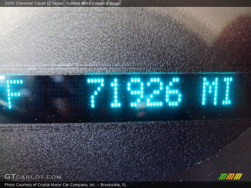 Summit White / Neutral Beige 2005 Chevrolet Cobalt LS Sedan