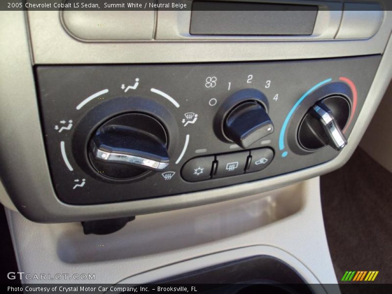 Summit White / Neutral Beige 2005 Chevrolet Cobalt LS Sedan