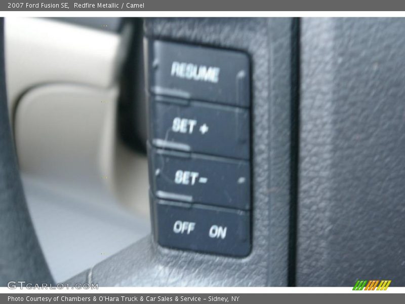 Redfire Metallic / Camel 2007 Ford Fusion SE