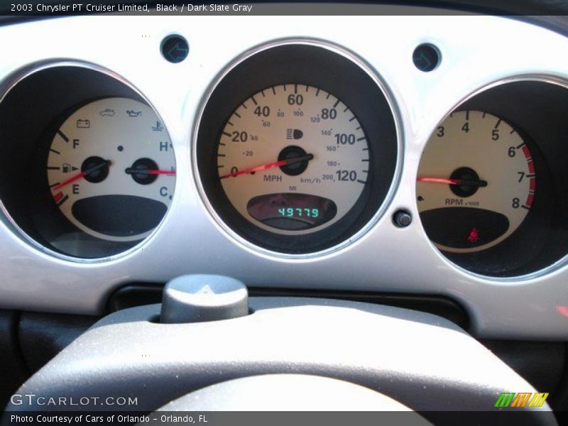 Black / Dark Slate Gray 2003 Chrysler PT Cruiser Limited