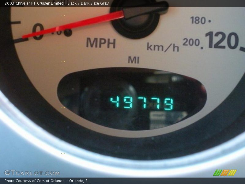 Black / Dark Slate Gray 2003 Chrysler PT Cruiser Limited
