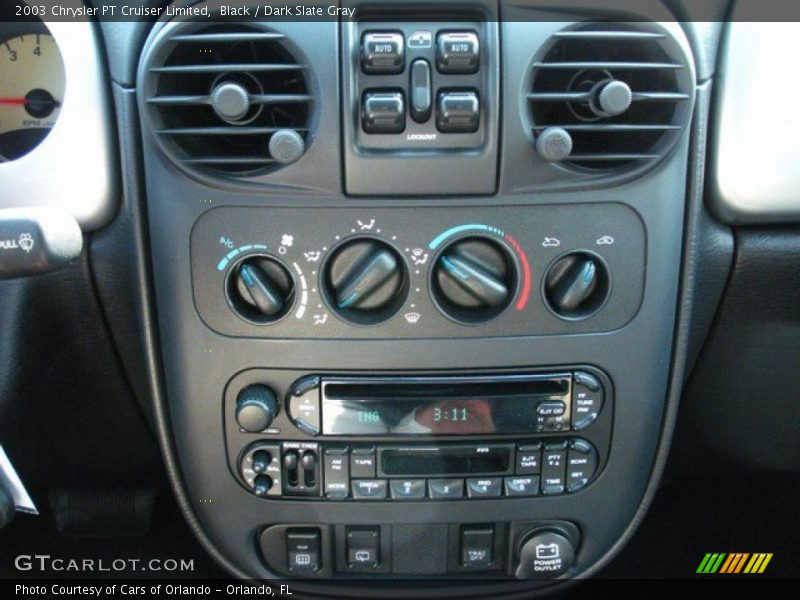 Black / Dark Slate Gray 2003 Chrysler PT Cruiser Limited