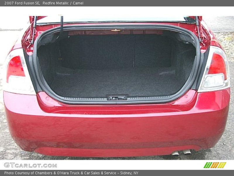 Redfire Metallic / Camel 2007 Ford Fusion SE