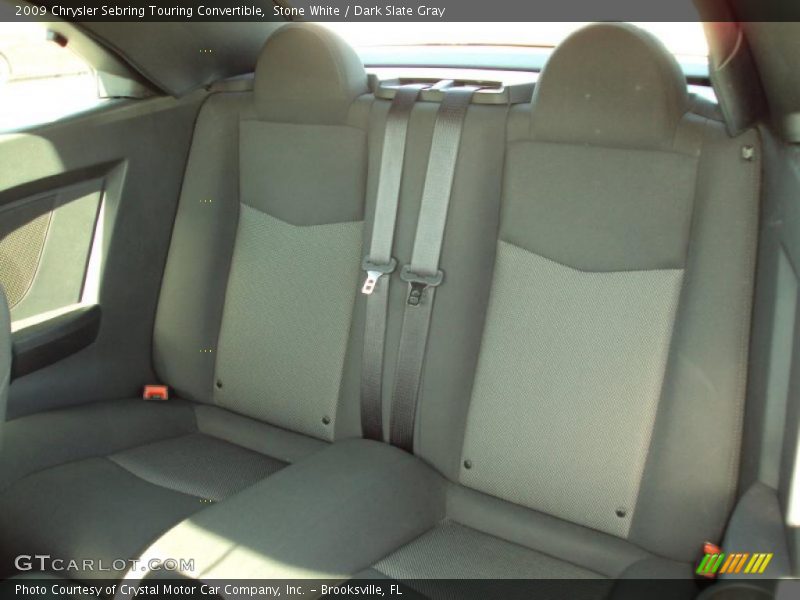 Stone White / Dark Slate Gray 2009 Chrysler Sebring Touring Convertible