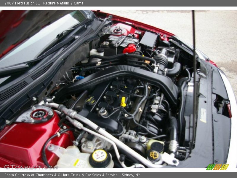 Redfire Metallic / Camel 2007 Ford Fusion SE