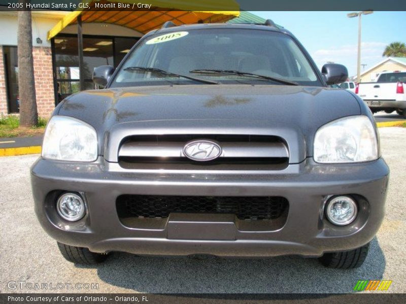 Moonlit Blue / Gray 2005 Hyundai Santa Fe GLS