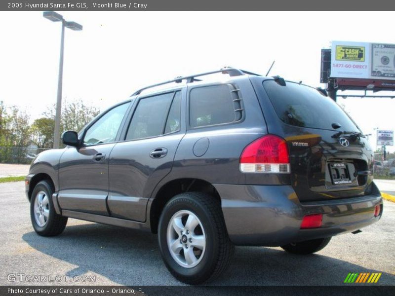 Moonlit Blue / Gray 2005 Hyundai Santa Fe GLS