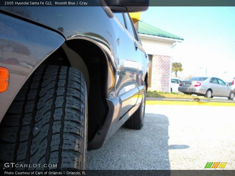 Moonlit Blue / Gray 2005 Hyundai Santa Fe GLS