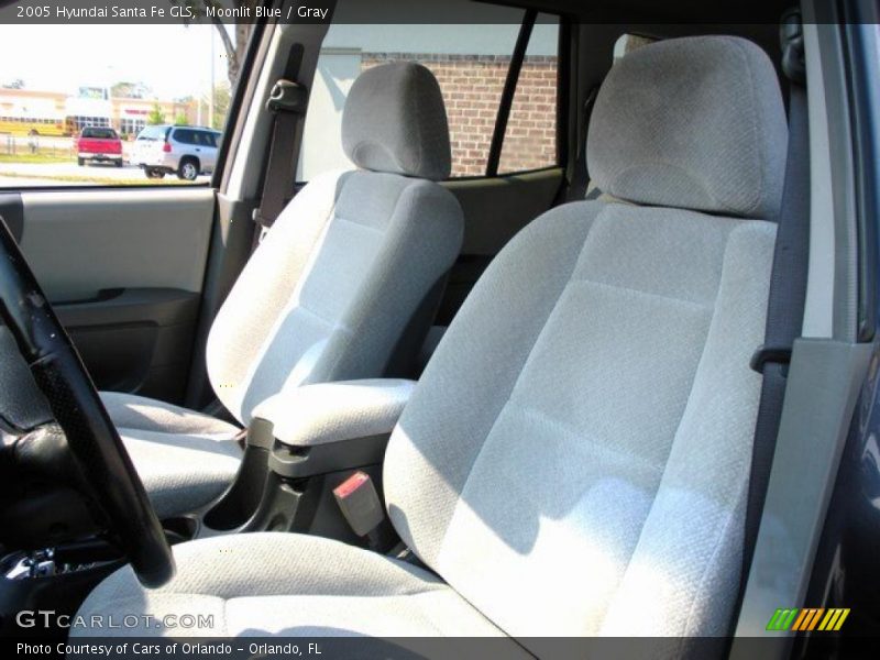 Moonlit Blue / Gray 2005 Hyundai Santa Fe GLS